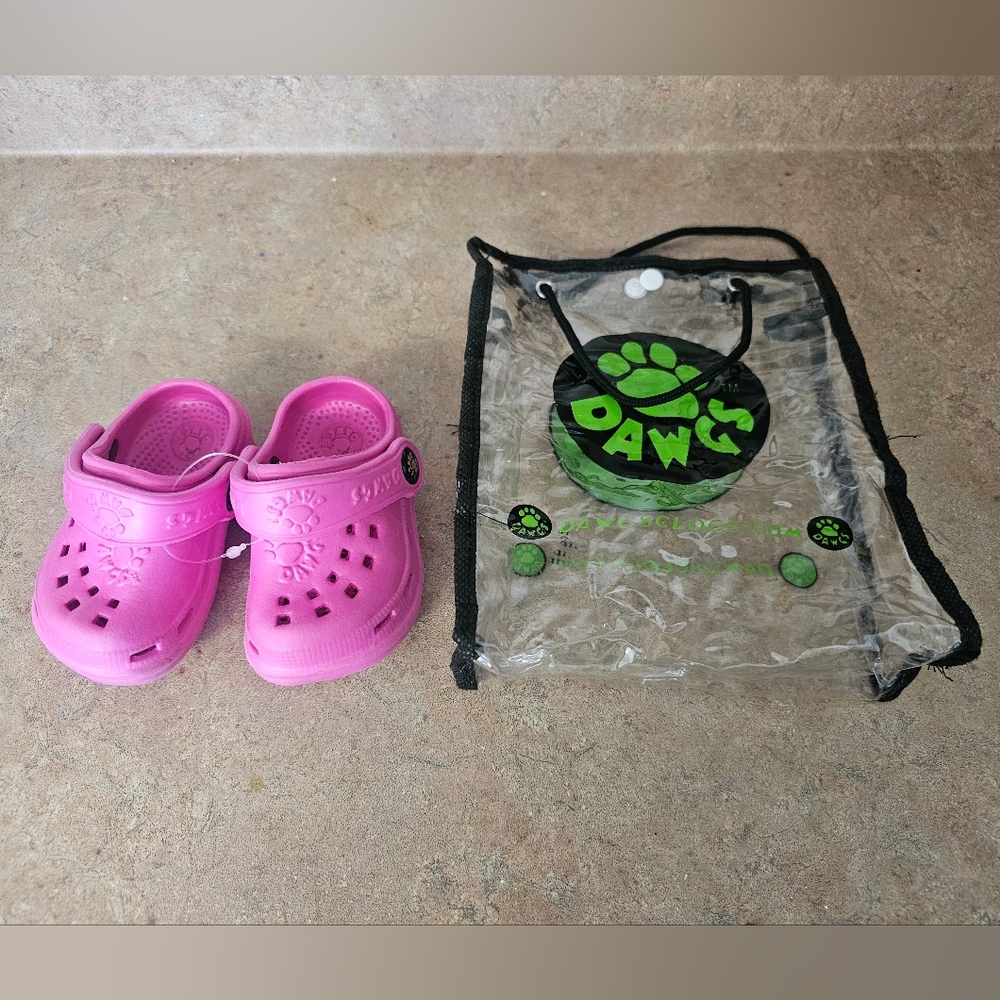 DAWGS Kid's Beach Dawgs - Pink 13 NWT